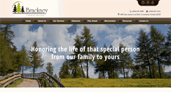 Desktop Screenshot of brackneyfuneralservice.com