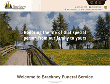 Tablet Screenshot of brackneyfuneralservice.com